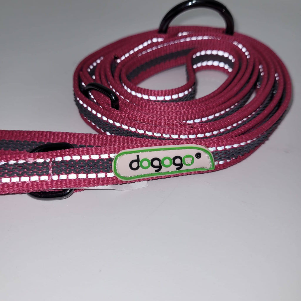 Dogogo Reflective Double Dog Leash 2.2m – Multiple Colors