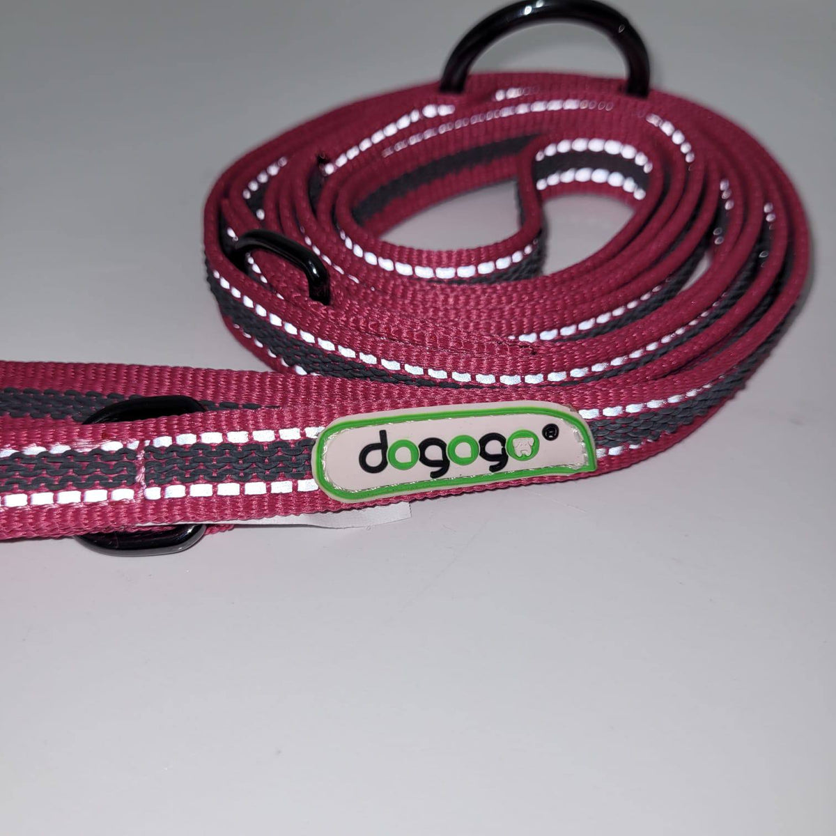 Dogogo Reflective Double Dog Leash 2.2m – Multiple Colors