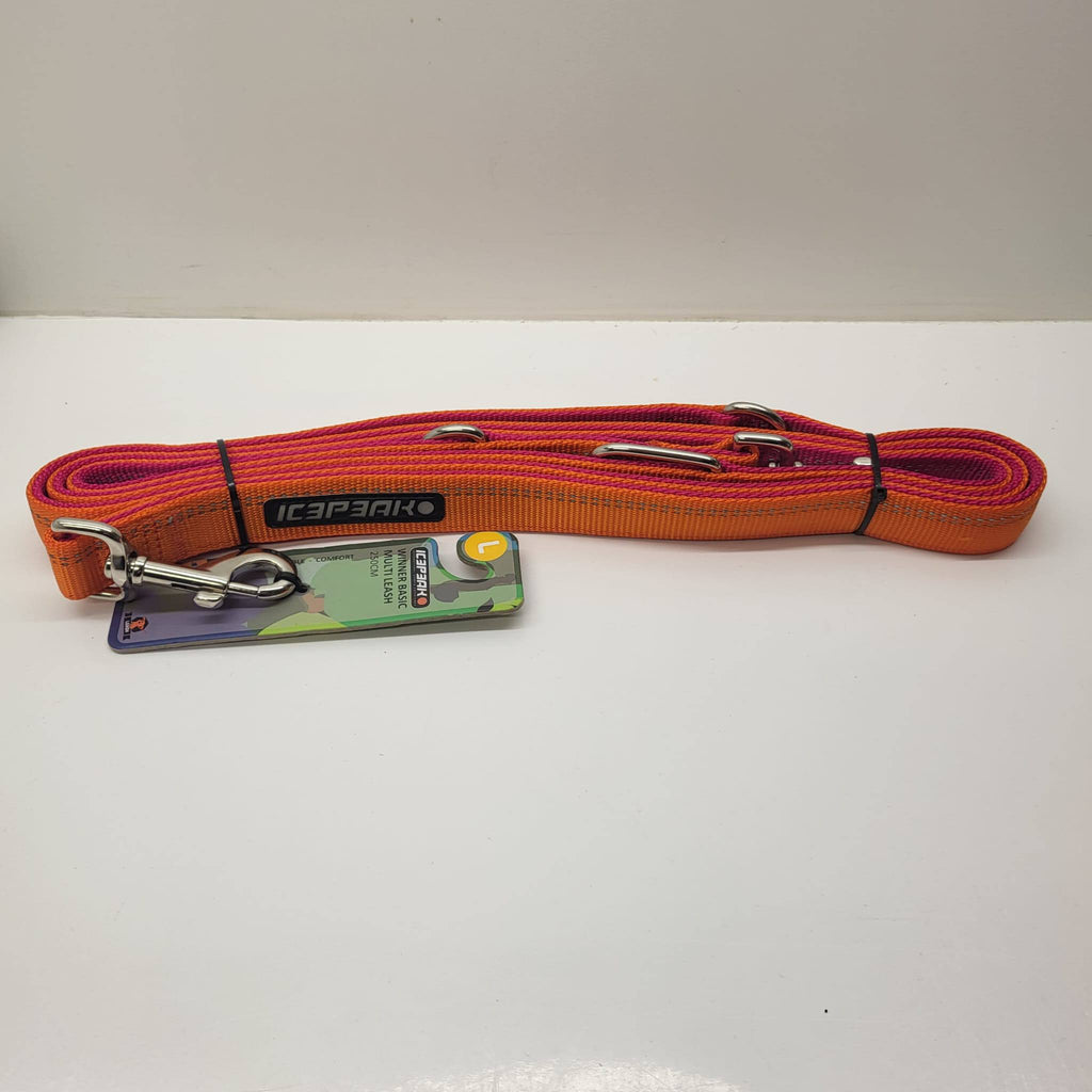 IcePeak Winner Basic Multi Leash 250cm Orange
