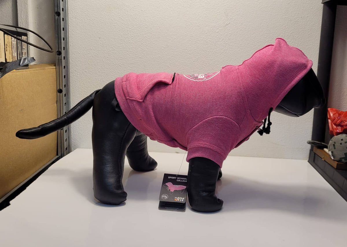 Rukka Sport Sweater Dog Hoodie – Pink, Size S