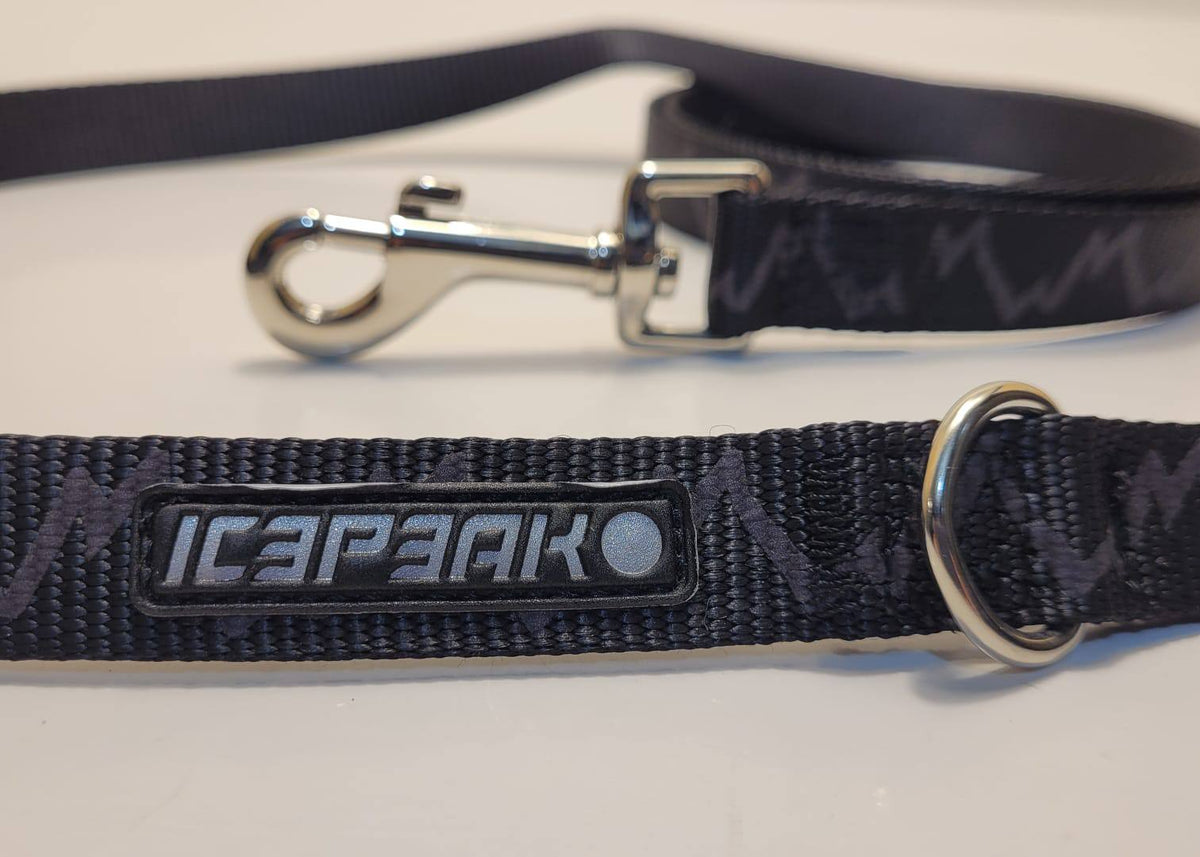IC3PEAK Dog Leash 1.5m – Black Lightning