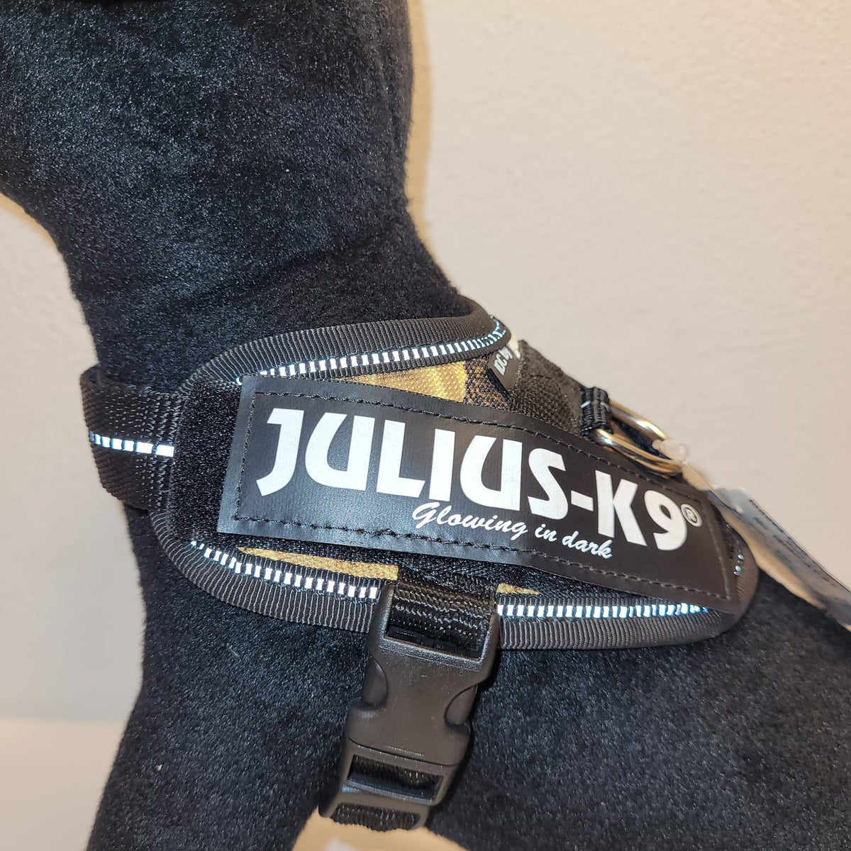 Julius-K9 IDC Powerharness Baby 1 – Camo Glowing in Dark
