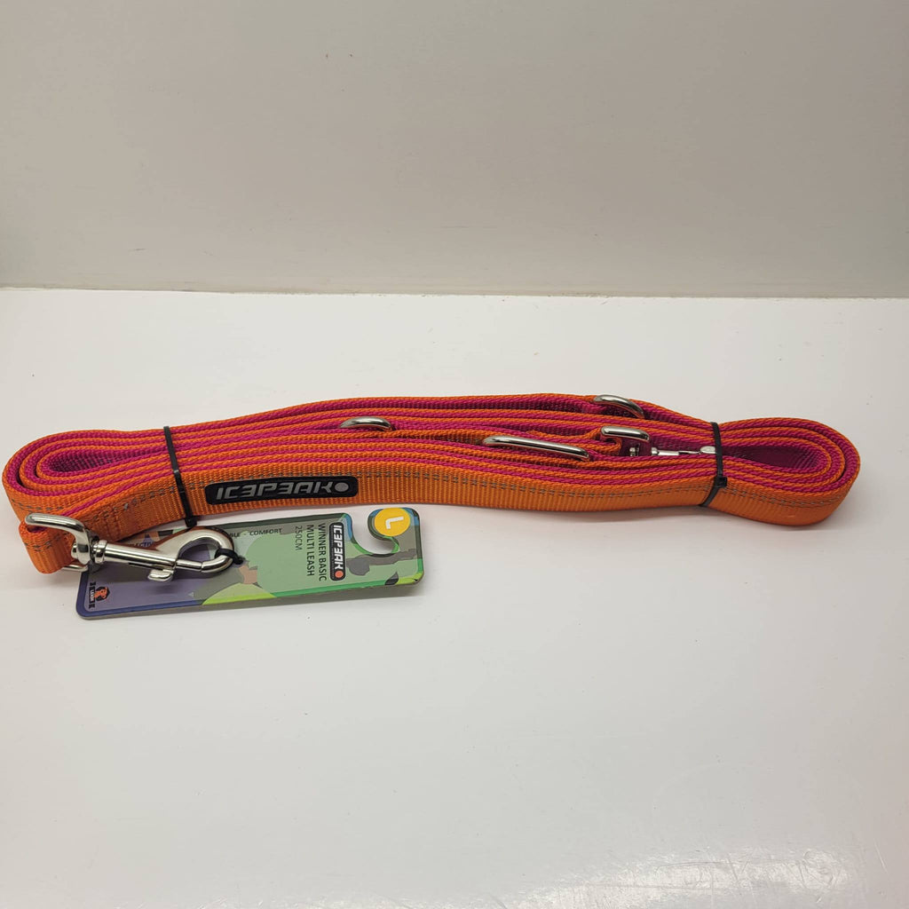 IcePeak Winner Basic Multi Leash 250cm Orange