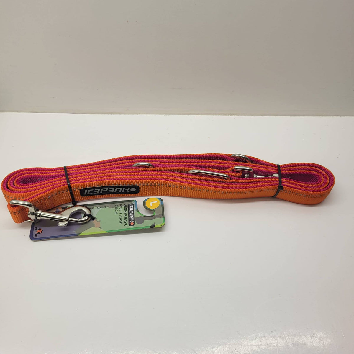 IcePeak Winner Basic Multi Leash 250cm Orange