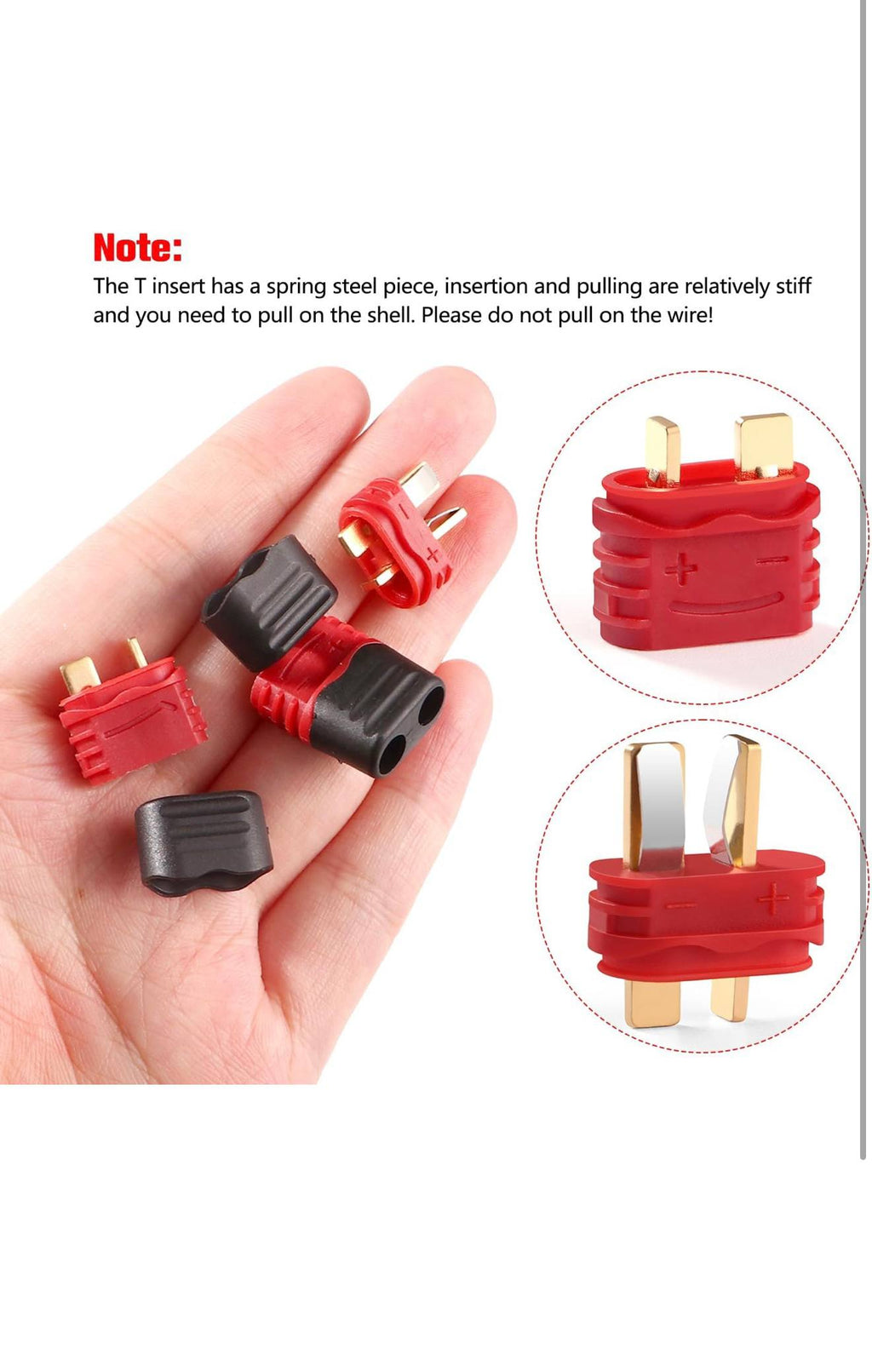 YIXISI T-Plug Deans Connectoren 20st met Beschermkappen