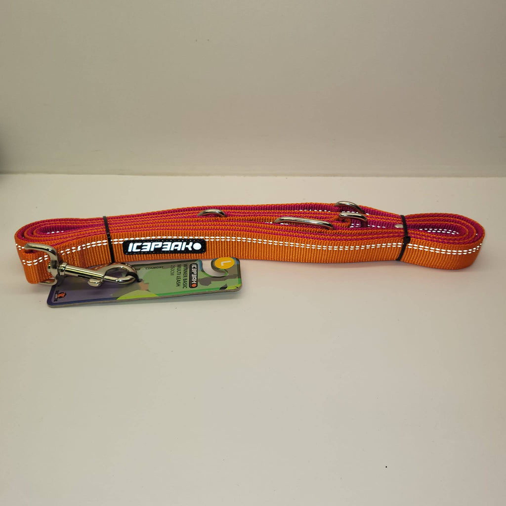 IcePeak Winner Basic Multi Leash 250cm Orange
