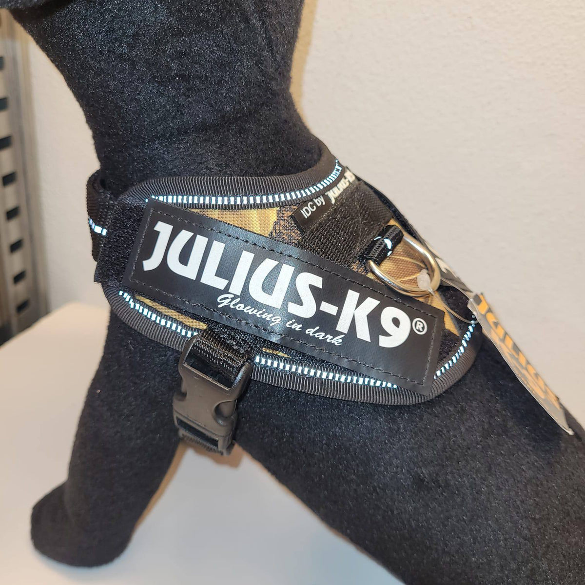 Julius-K9 IDC Powerharness Baby 1 – Camo Glowing in Dark