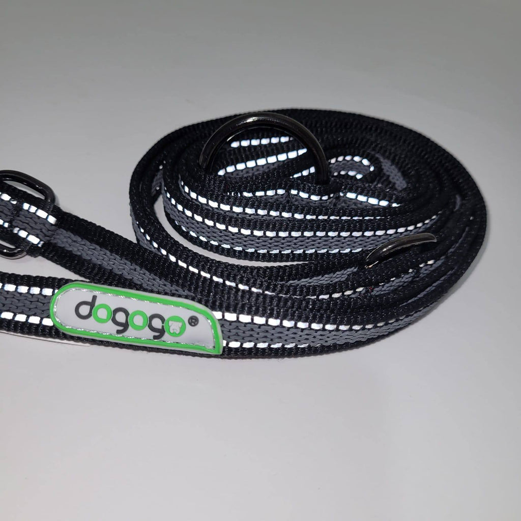 Dogogo Reflective Double Dog Leash 2.2m – Multiple Colors
