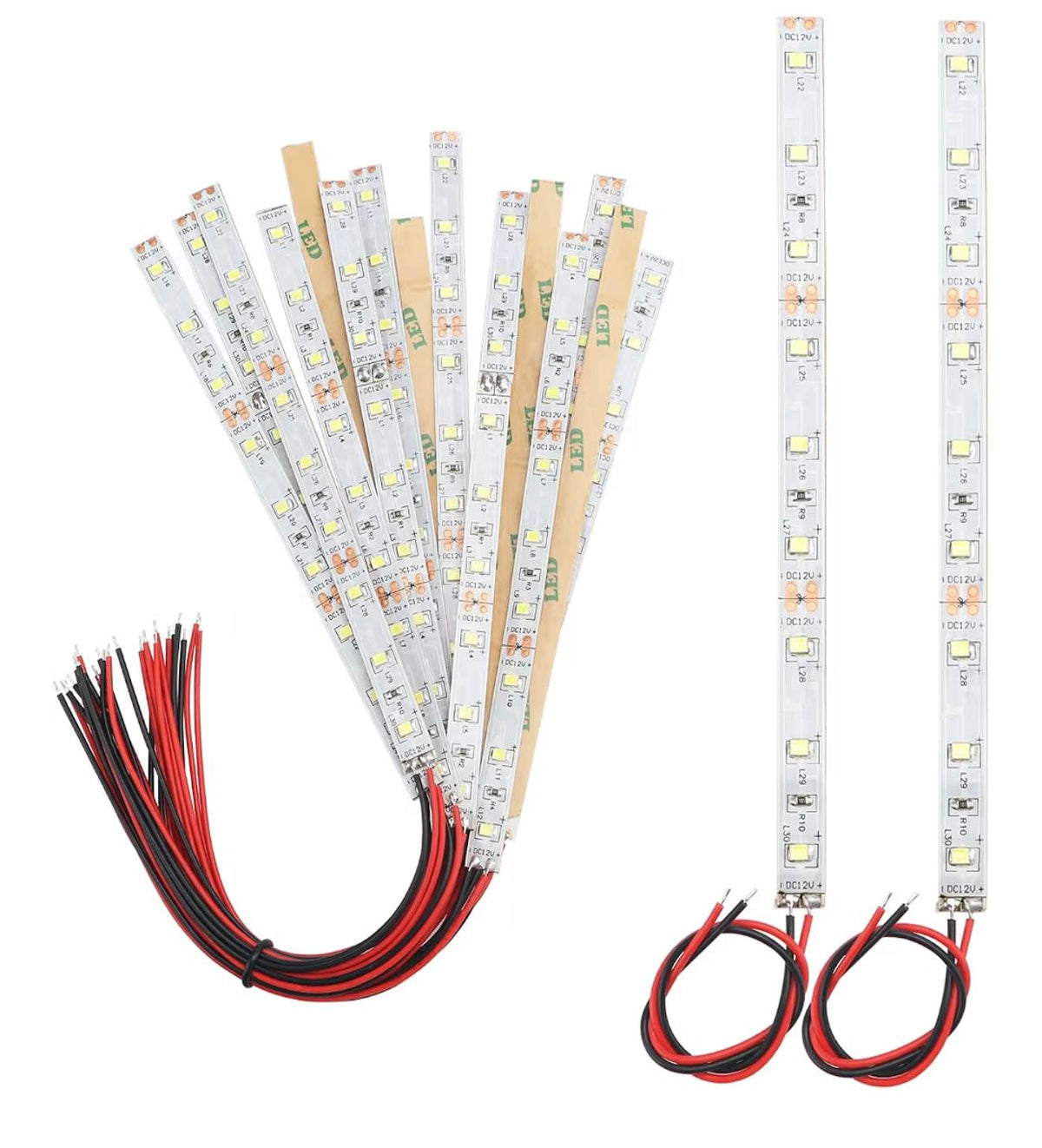 YIXISI LED Strip Bars 12V Koud Wit 10st