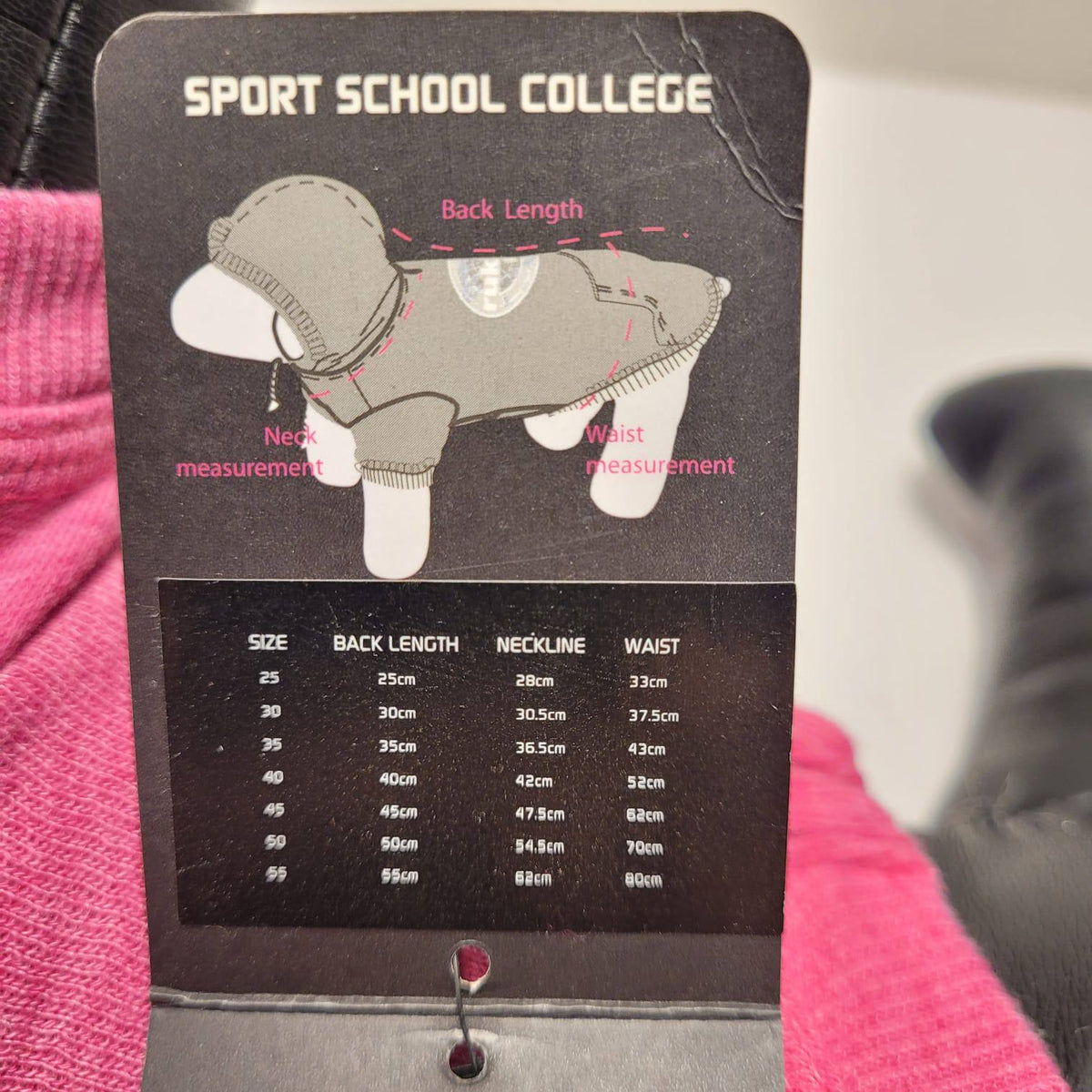 Rukka Sport Sweater Dog Hoodie – Pink, Size S