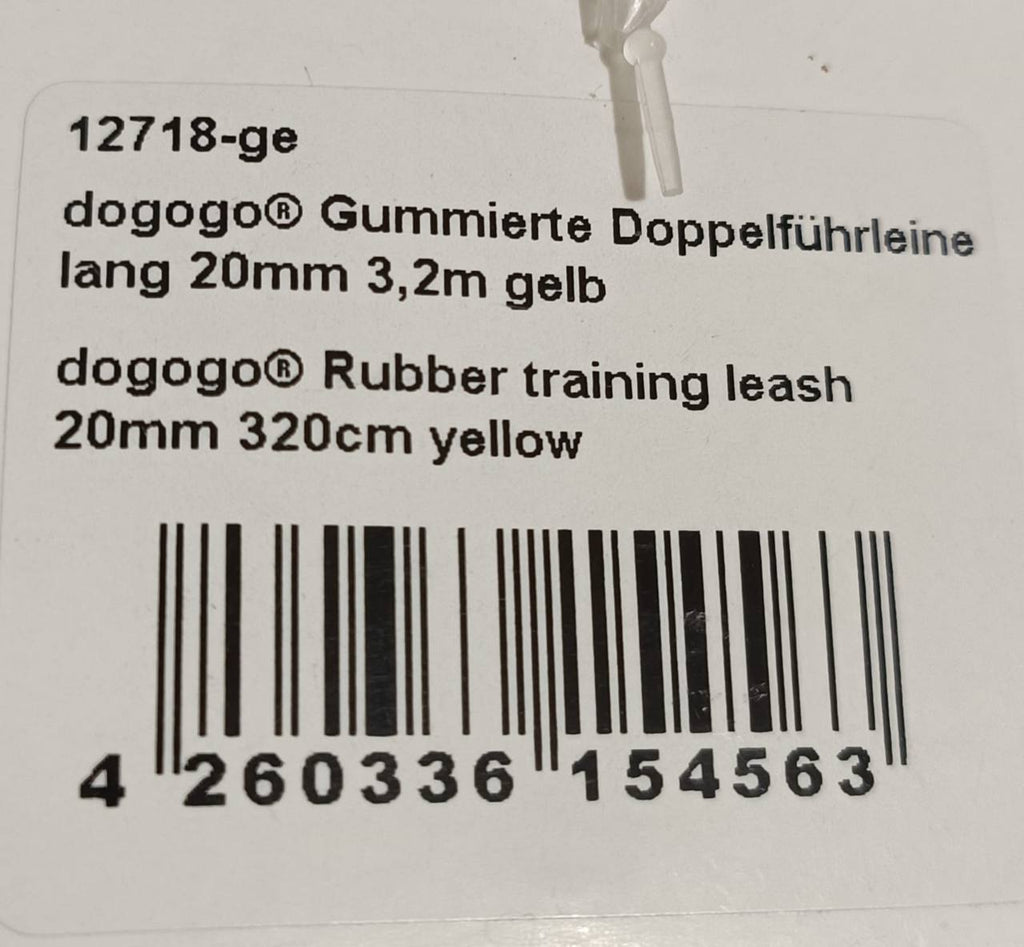 Dogogo Reflective Double Dog Leash – Yellow – 2m