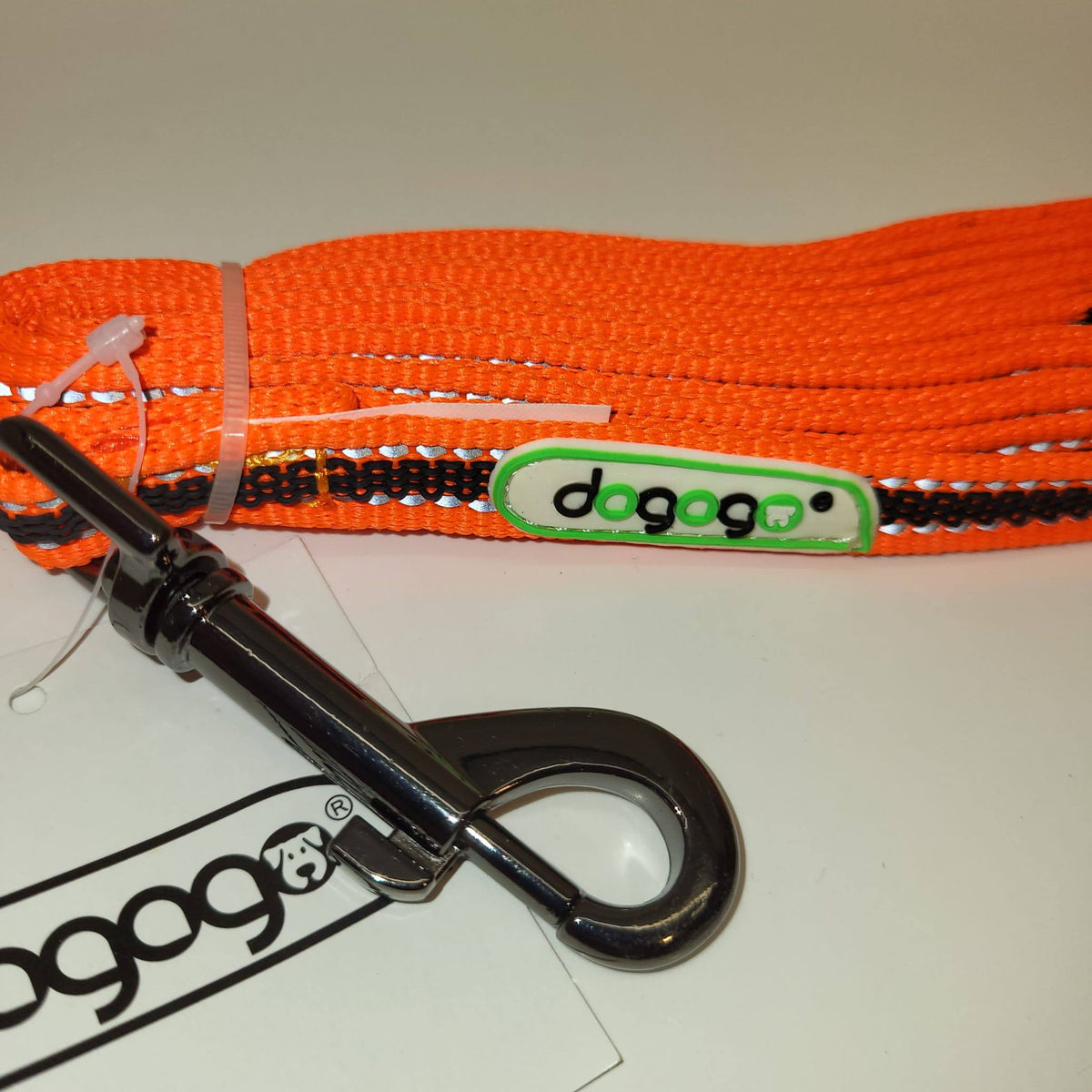 DOGOGO Reflective Long Training Leash – Orange – 3 m