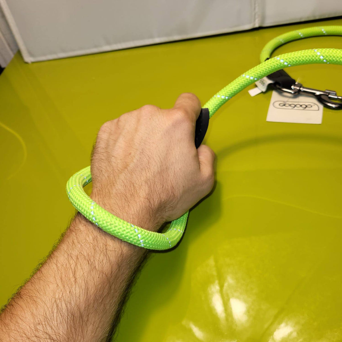 Dogogo Rope Dog Leash 1m – Neon Green