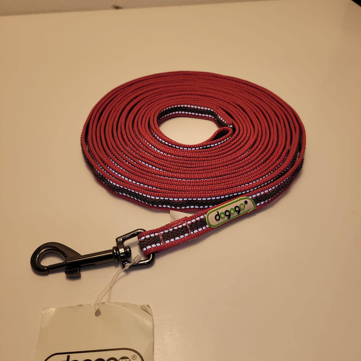 Dogogo Reflective Dog Leash 7m – Red