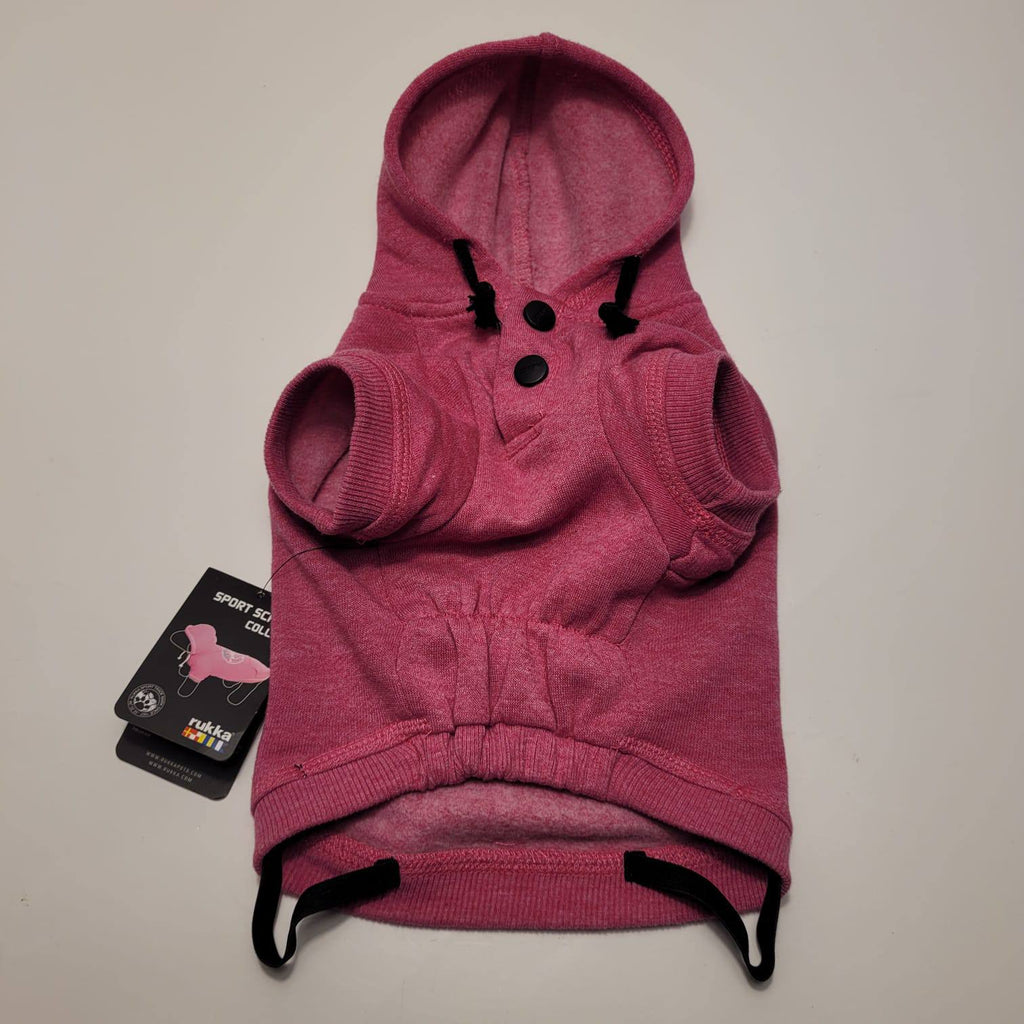 Rukka Sport Sweater Dog Hoodie – Pink, Size S