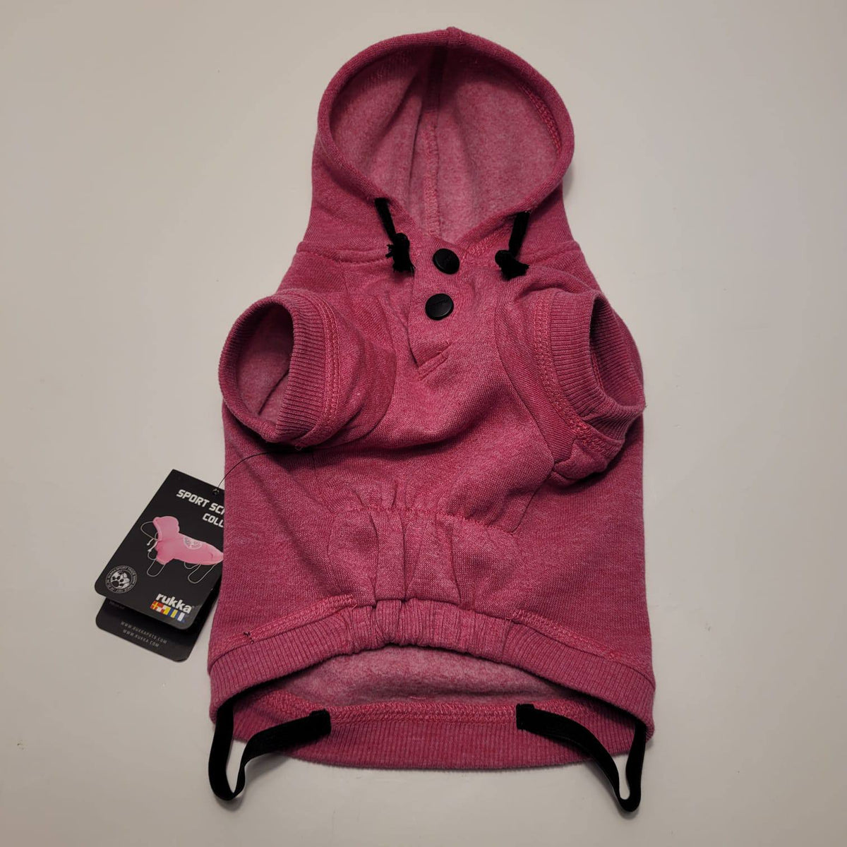 Rukka Sport Sweater Dog Hoodie – Pink, Size S