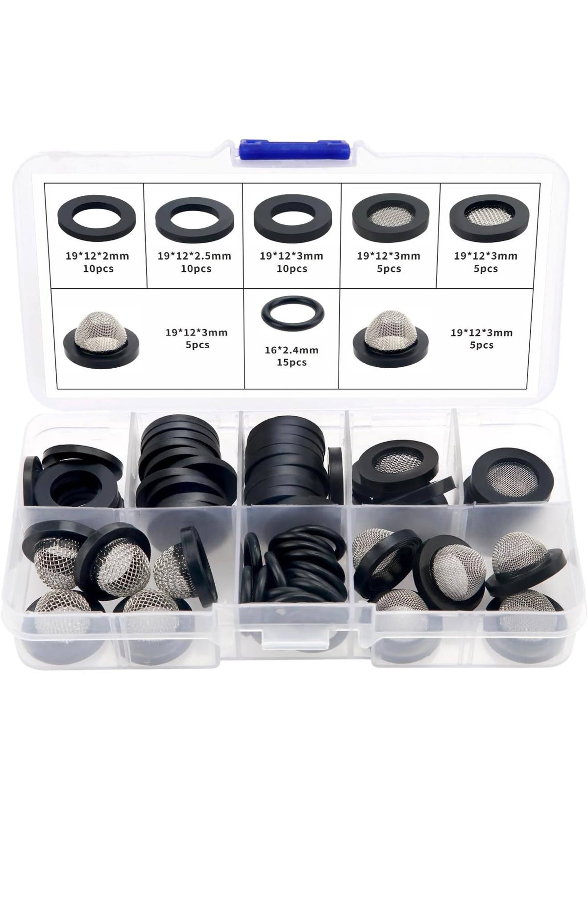 YIXISI Slangpakking Assortiment 65st met Zeeffilters