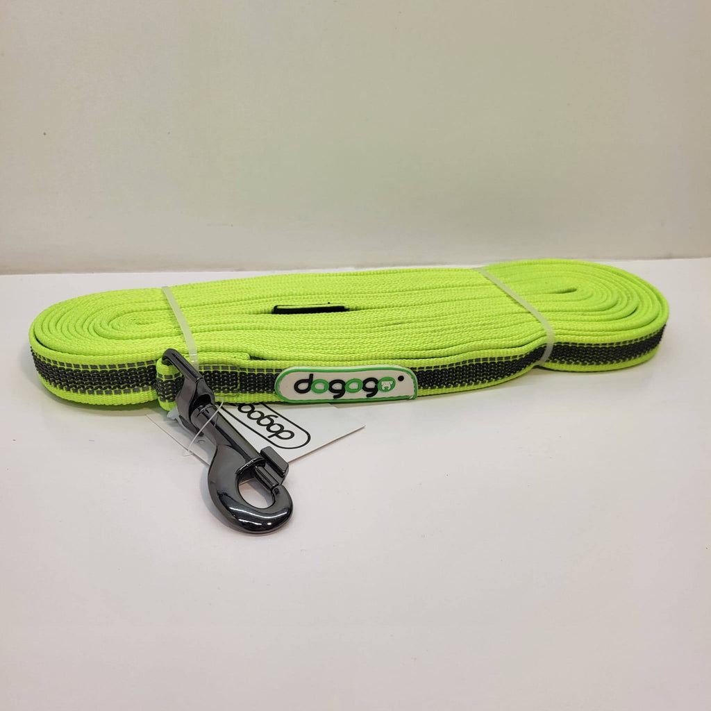 Dogogo Reflective Neon Yellow Long Training Leash