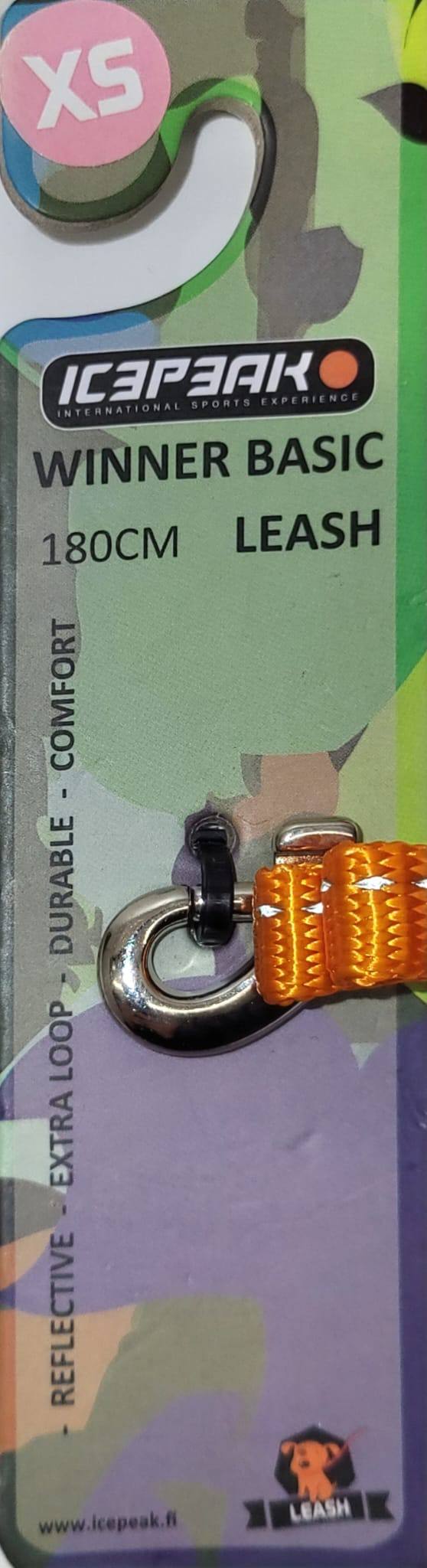 IcePeak Winner Basic Leash 180cm Orange