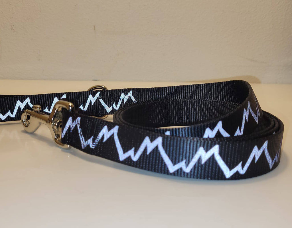 IC3PEAK Dog Leash 1.5m – Black Lightning, Size M
