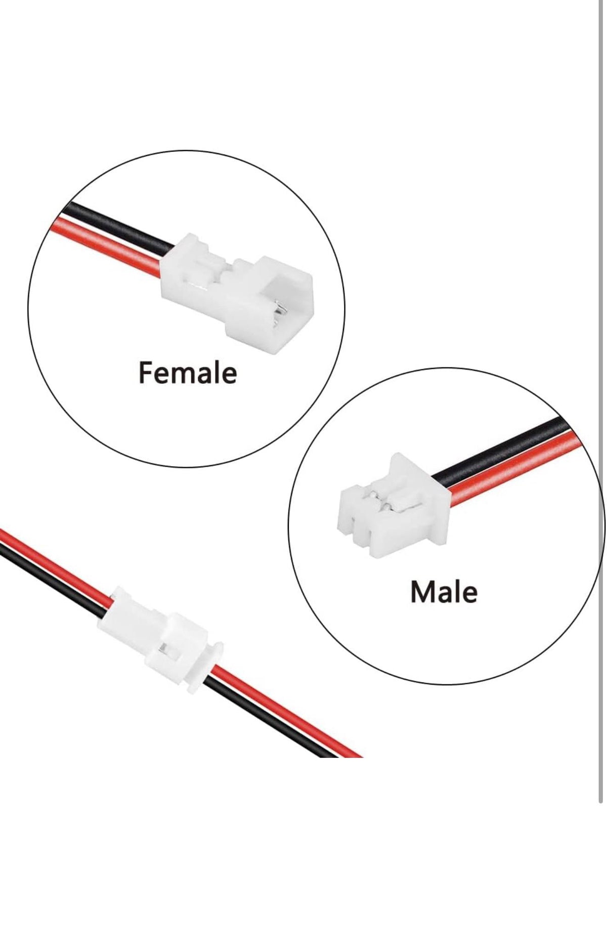 YIXISI JST XH2.54 Draadconnectoren 40st