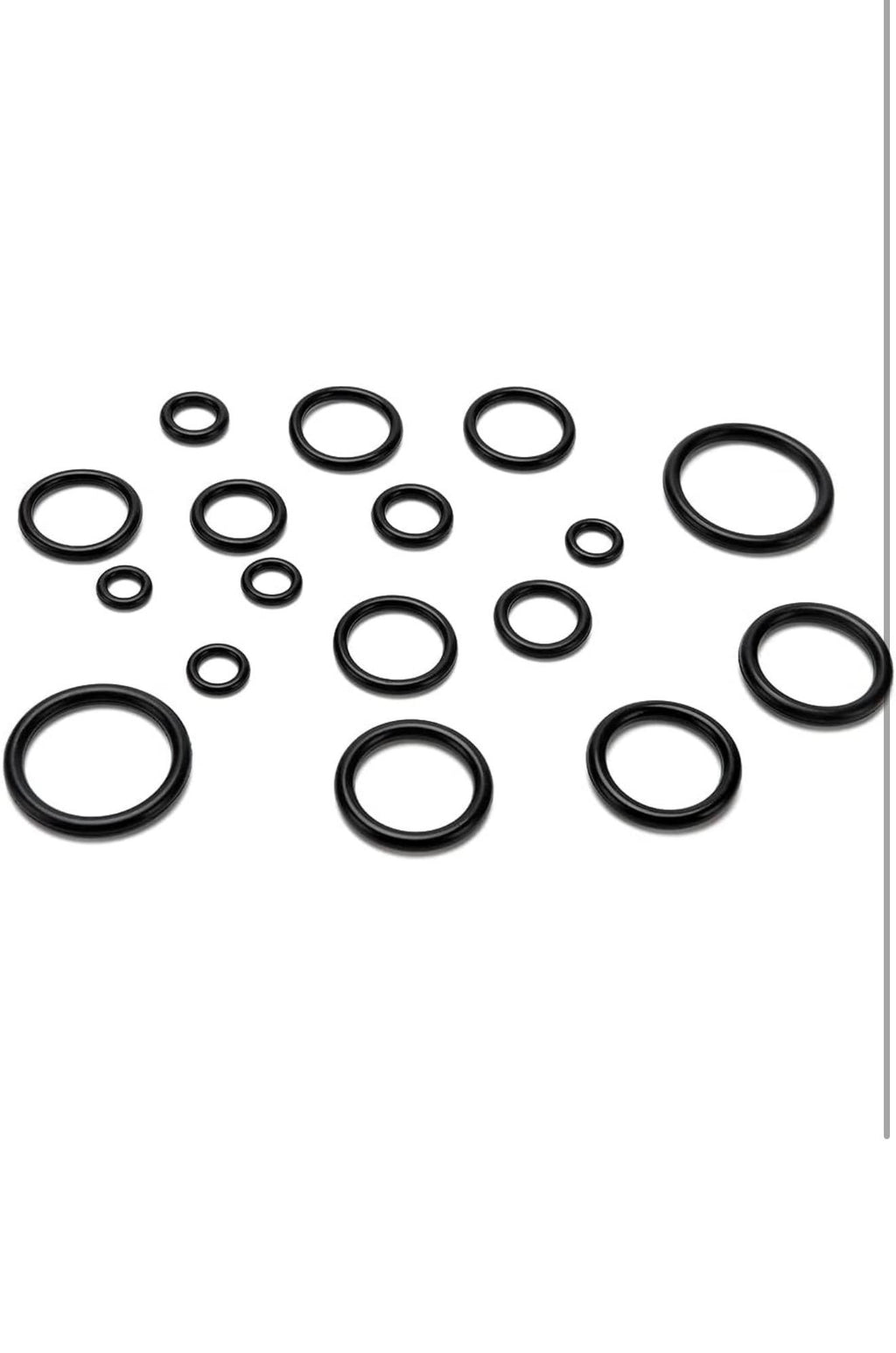 YIXISI Nitril O-ring Assortiment 270st Zwart 24 Maten