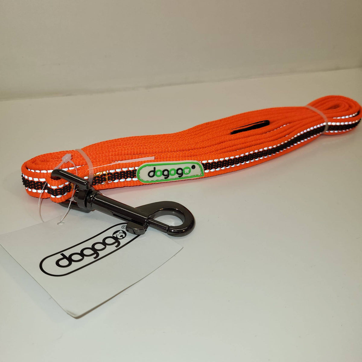 DOGOGO Reflective Long Training Leash – Orange – 3 m