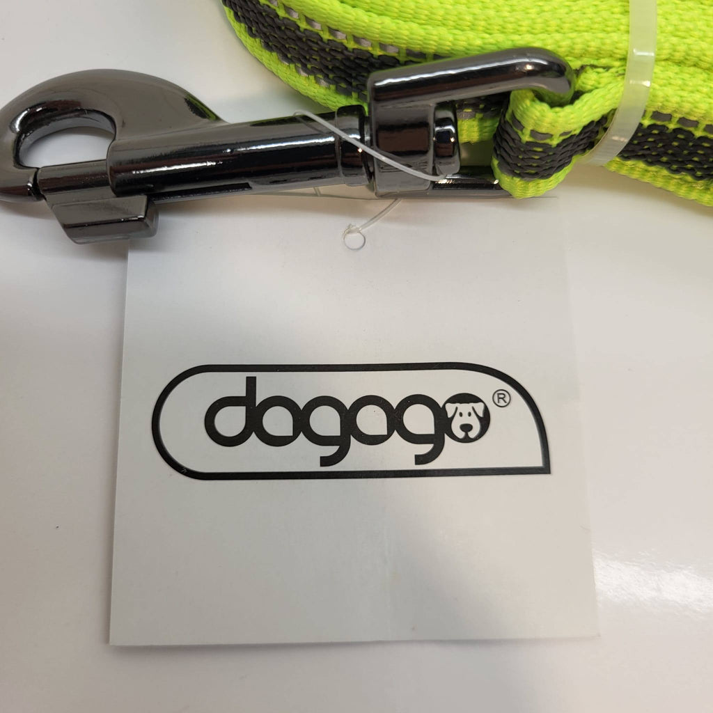 Dogogo Reflective Neon Yellow Long Training Leash