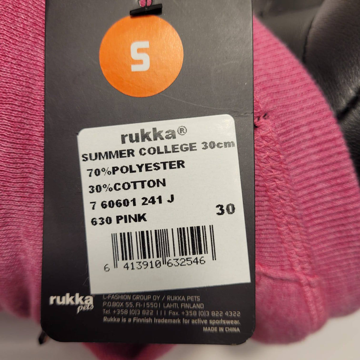 Rukka Sport Sweater Dog Hoodie – Pink, Size S