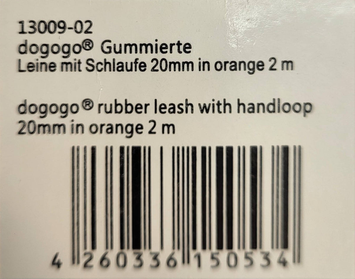 DOGOGO Reflective Long Training Leash – Orange – 2 m