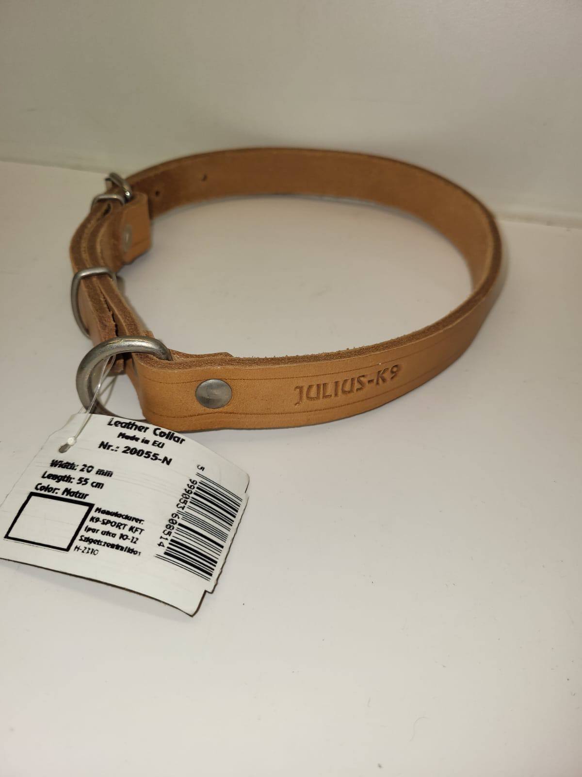 Julius K-9 Leather Dog Collar 55cm