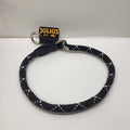 Julius K-9 Reflective Rope Slip Collar Black