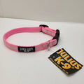 Julius K-9 Reflective Nylon Dog Collar Pink