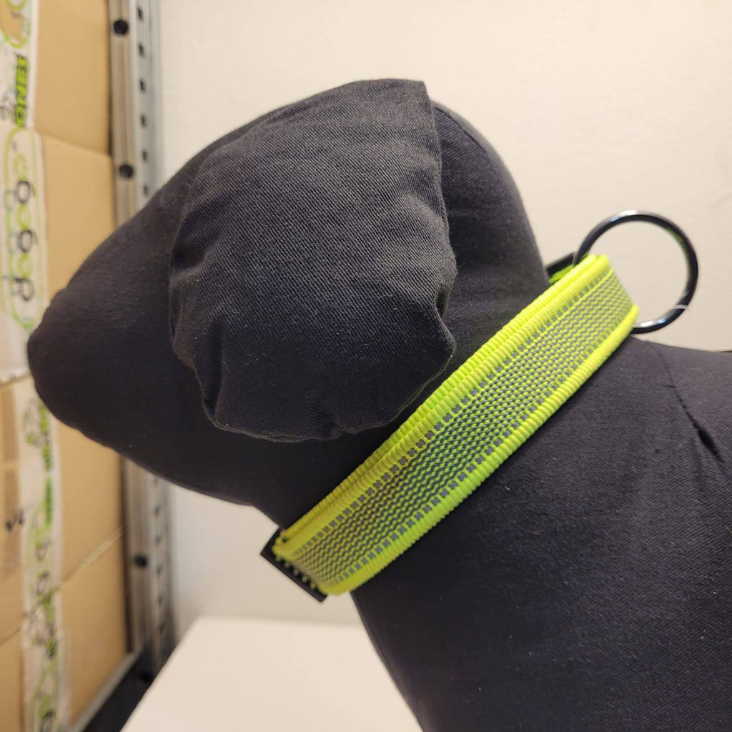 Dogogo Reflective Dog Collar – Neon Green, 50-65cm
