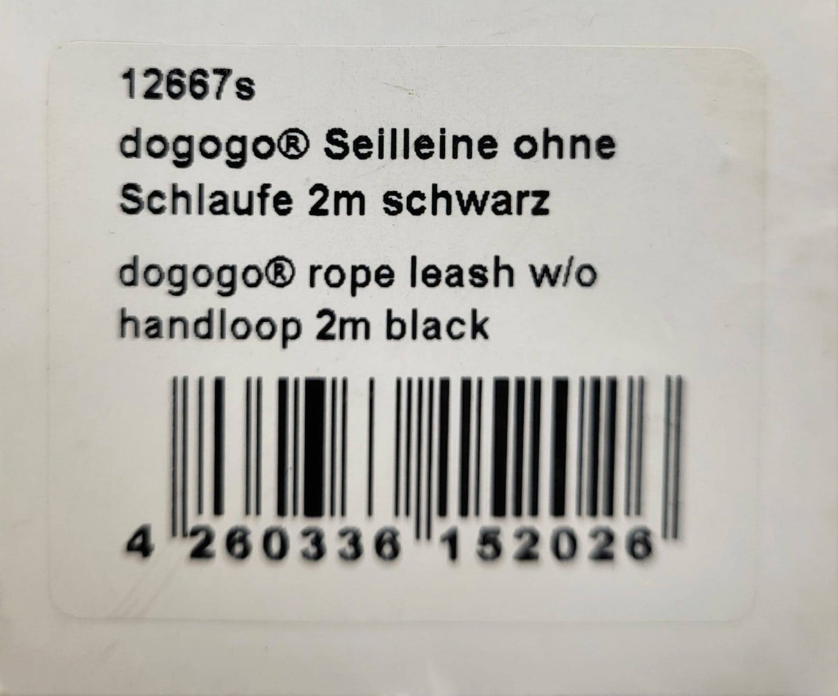 Dogogo Rope Dog Leash 2m – Black