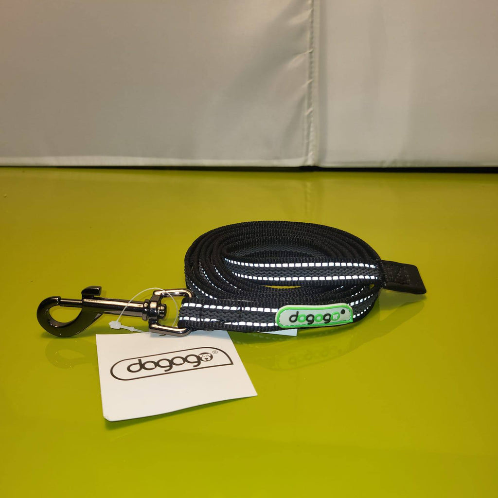 Dogogo Reflective Dog Leash 2m – Black
