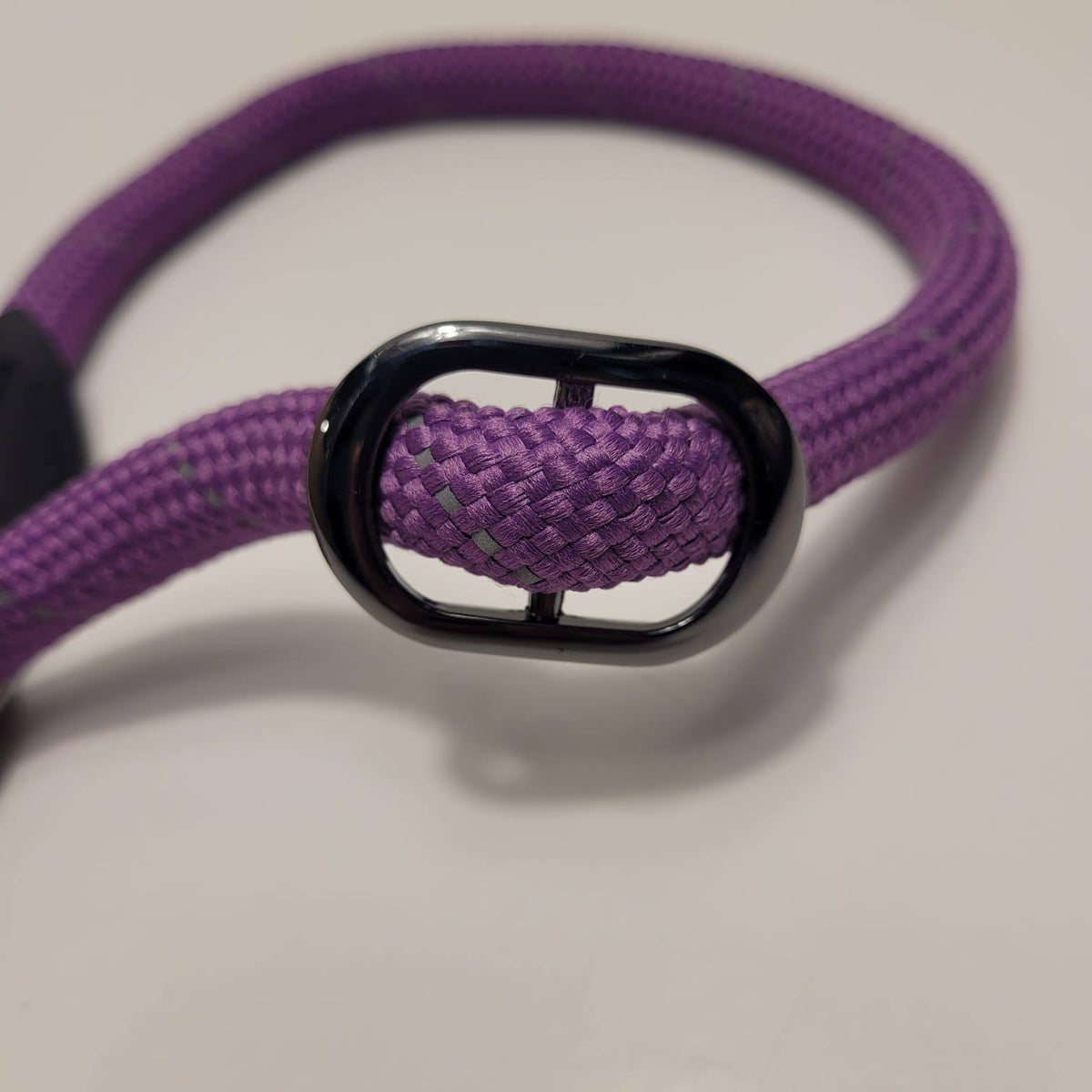 Dogogo Rope Dog Collar – Purple, 45-50cm