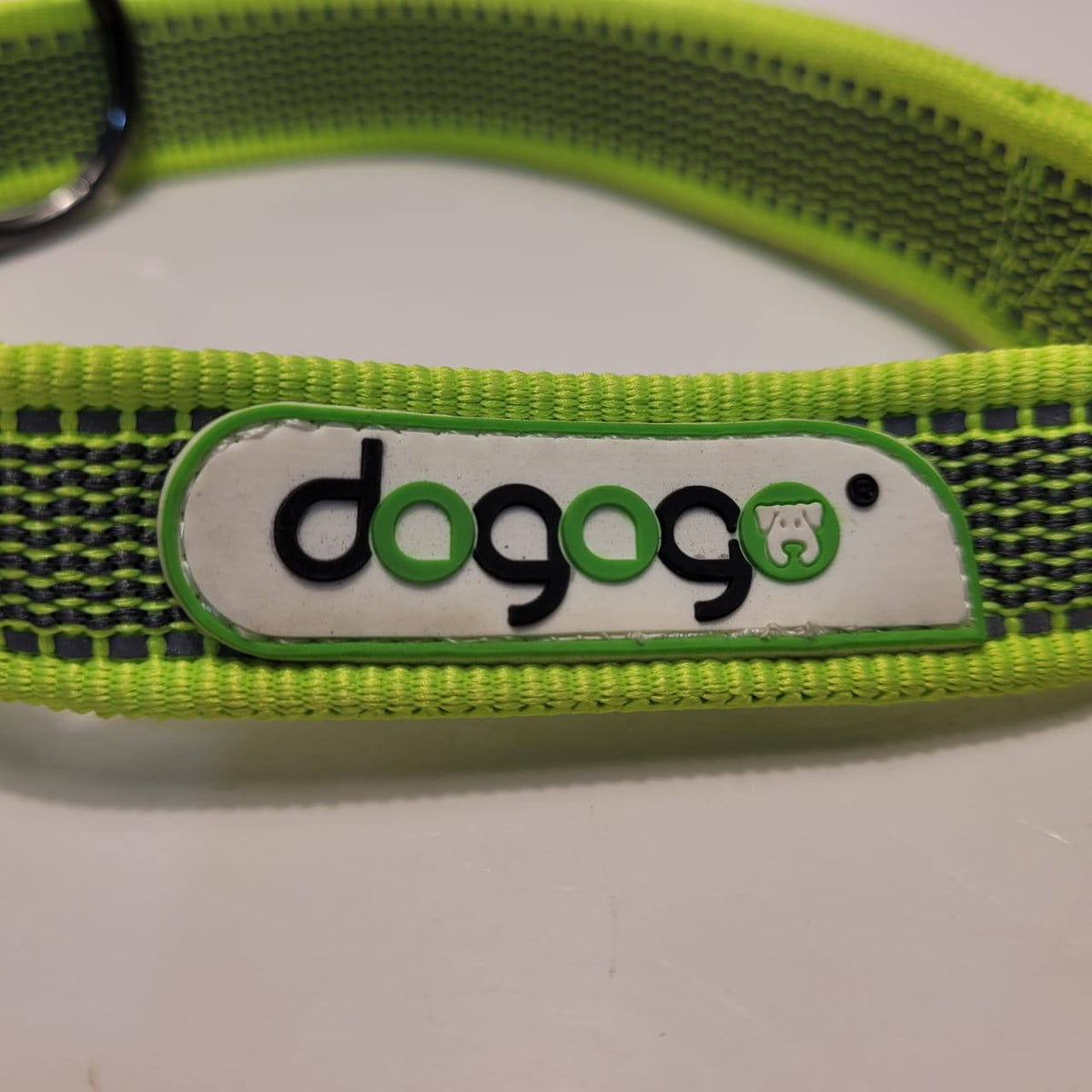 Dogogo Reflective Dog Collar – Neon Green, 50-65cm