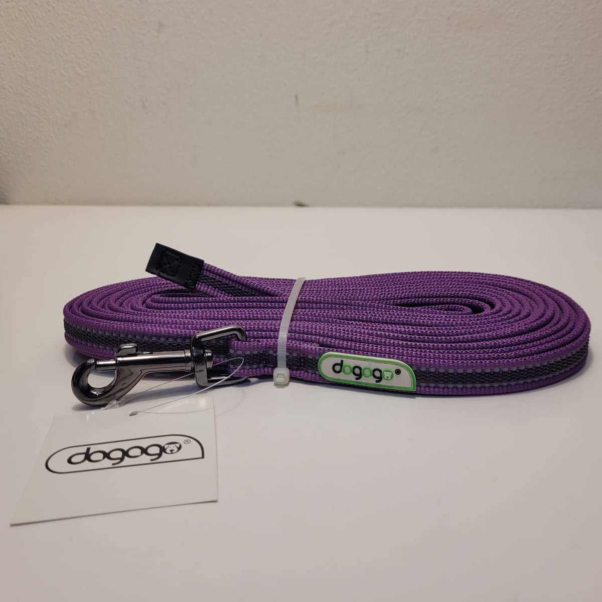 Dogogo Reflective Dog Leash 10m – Purple