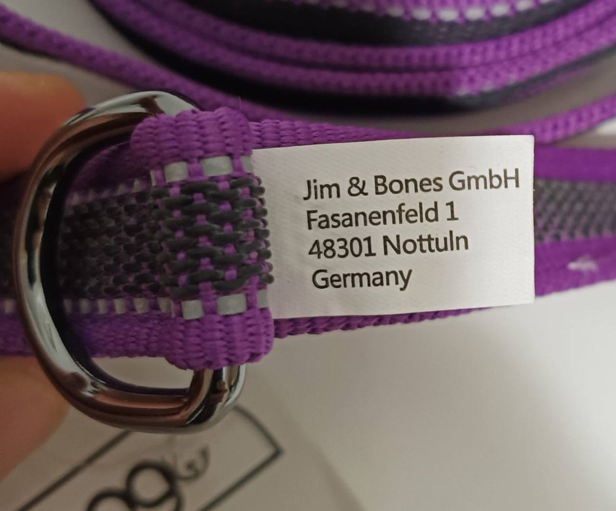 Dogogo Reflective Double Dog Leash – Purple – 3m