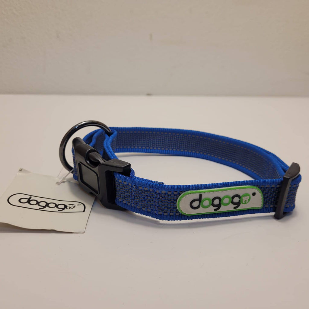 Dogogo Padded Dog Collar – Blue, 50-65cm