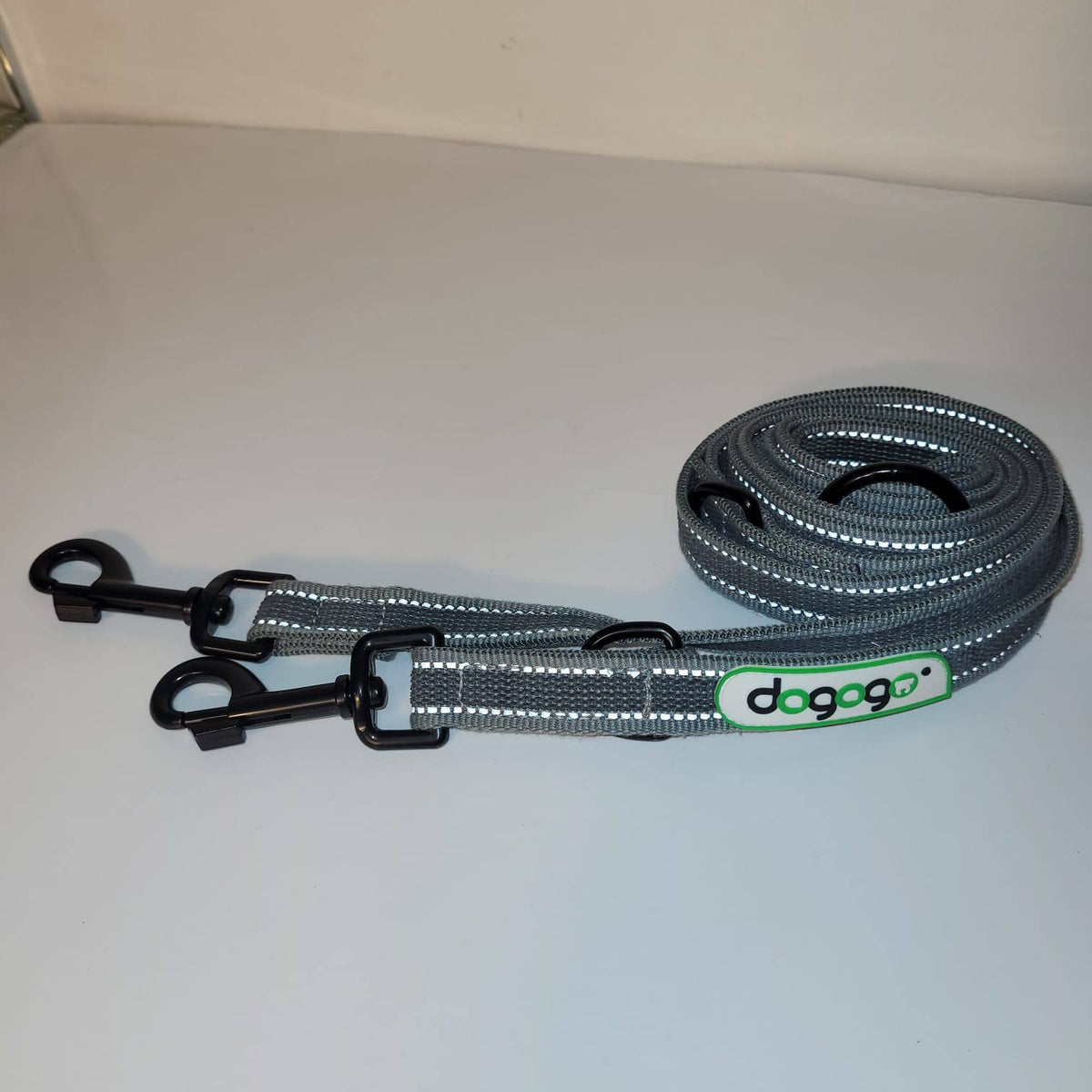 Dogogo Reflective Grey Multi-Function Dog Leash