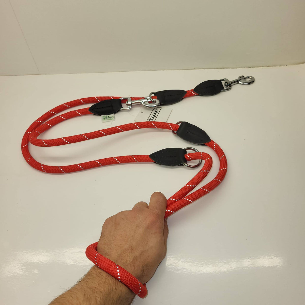DOGOGO Reflective Rope Dog Leash – Red – 220 cm