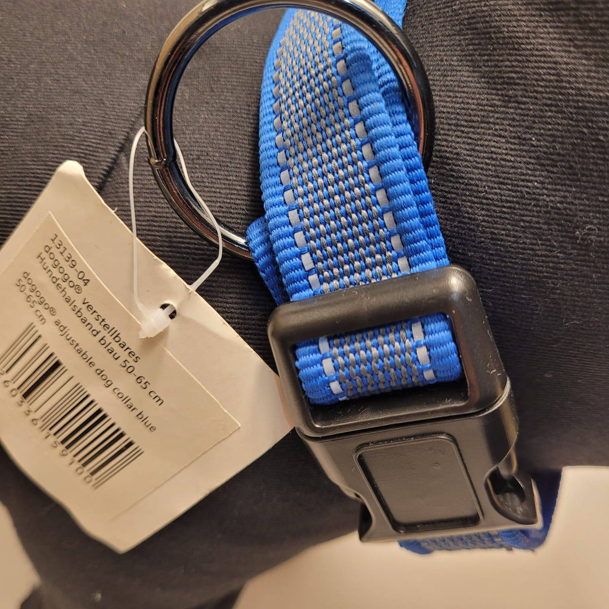 Dogogo Padded Dog Collar – Blue, 50-65cm