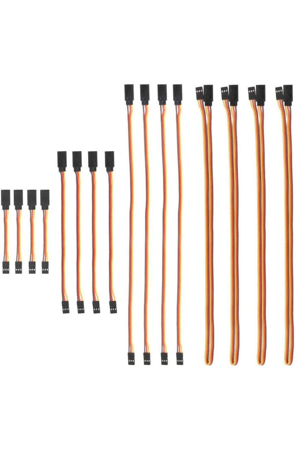 YIXISI Servo Verlengkabels 15st 3-polig 10+20+30cm