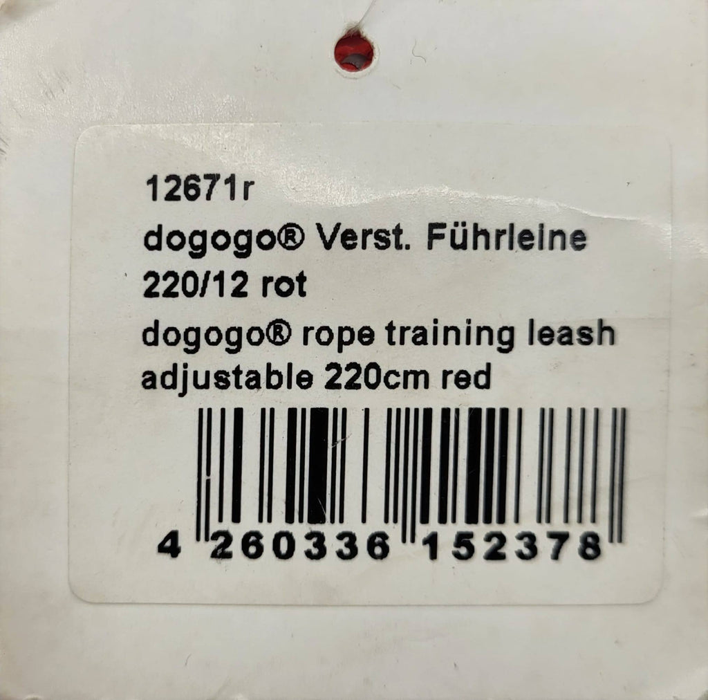 DOGOGO Reflective Rope Dog Leash – Red – 220 cm