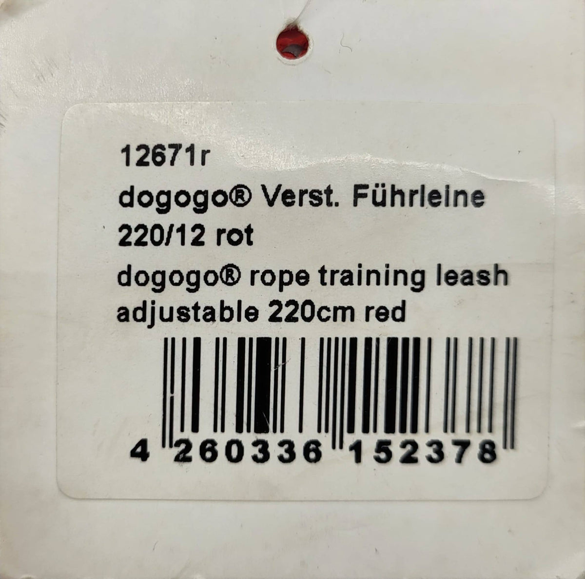 DOGOGO Reflective Rope Dog Leash – Red – 220 cm
