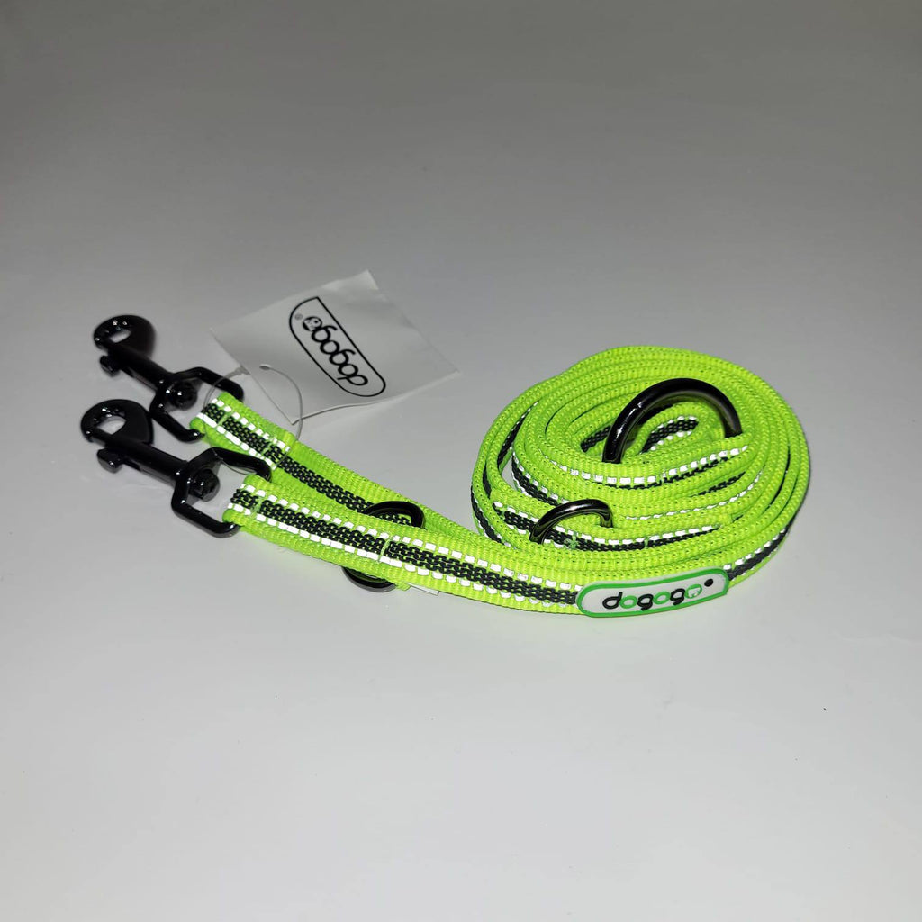 Dogogo Reflective Double Dog Leash 2.2m – Multiple Colors