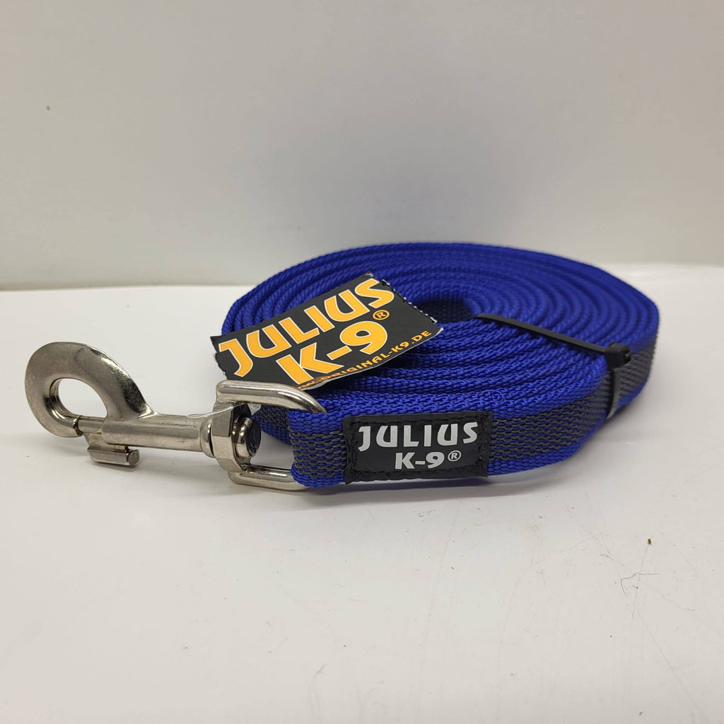 Julius K-9 Nylon Dog Leash Blue