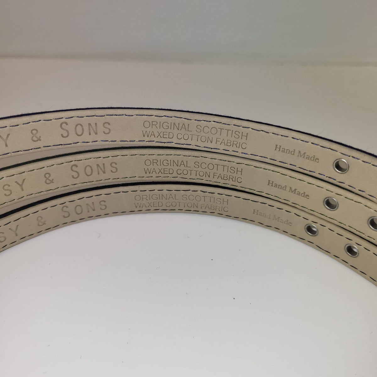 Hennessy & Sons Leather Dog Collar with Tag